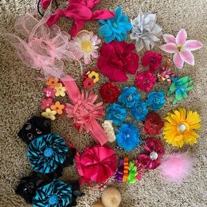 Lot of hair accessories.